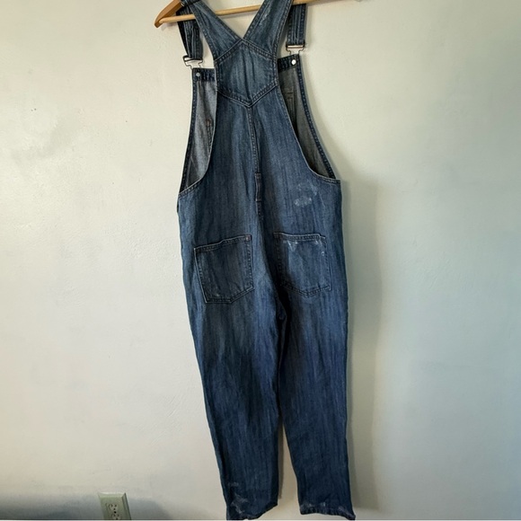 Hidden Jeans Bailey Boyfriend Classic Blue Women's Denim Overalls - Picture 9 of 13